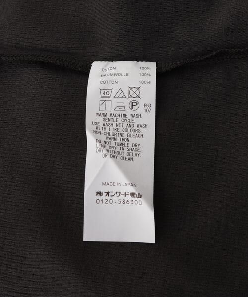 ATON（エイトン） tシャツ (エイトン)FRESCA PLATE | OVERSIZED L/S T