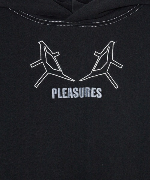 PLEASURES エボリューション ロゴ ジップ フーディ パーカー Pleasures パーカー - Black | REVOLVE