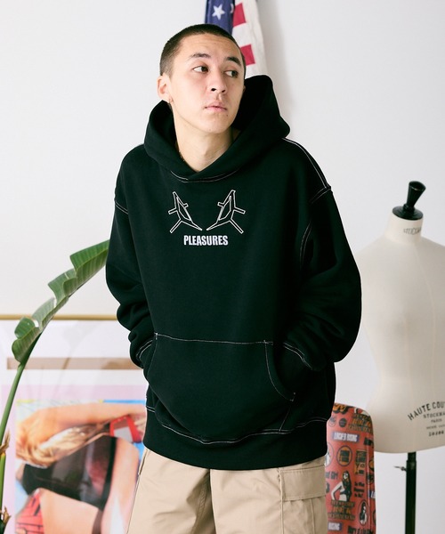パーカー PLEASURES/プレジャーズ×EVANGELION/エヴァンゲリオン ARTIFICIAL HUMAN HOODIE パーカー フーディ PLEASURES パーカー PLEASURES/プレジャーズ×EVANGELION