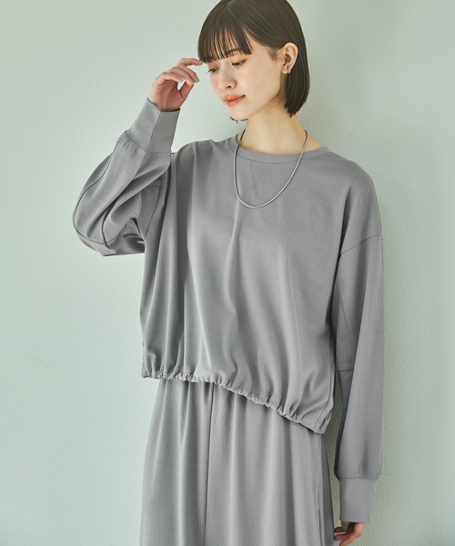 LAKOLE（ラコレ） tシャツ ドロスト長袖プルオーバー / 151797