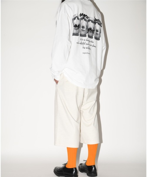 2025年ファッション福袋 SUPERTHANKS tシャツ バックプリントロングTシャツ/”kidoairaku パンツ