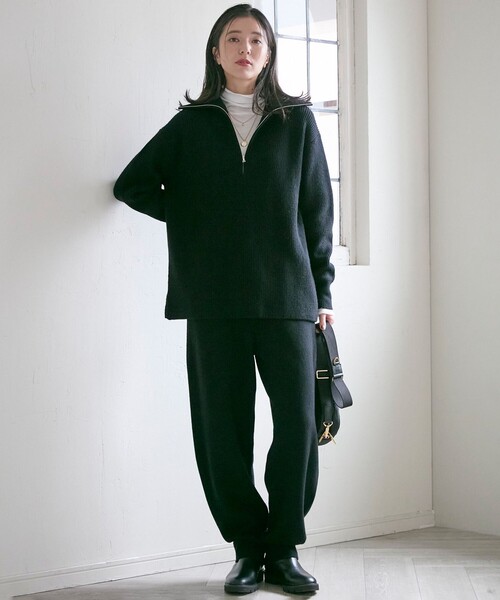 23区（ニジュウサンク） パンツ 「SLOW/一部店舗限定」ニットトータル