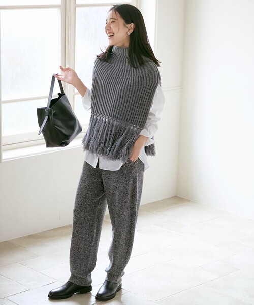 23区（ニジュウサンク） パンツ 「SLOW/一部店舗限定」ニットトータル