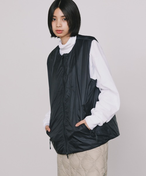 TAION ダウンベスト ベスト TAION/タイオン REVERSIBLE CHINA