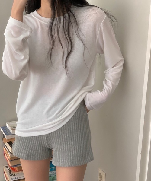 ルーズ メッシュ ロンT 2色 シアー ヘンリーネック 韓国 nr9176 楽天市場】【待望の再入荷！】ヘンリーネックシアーロンT