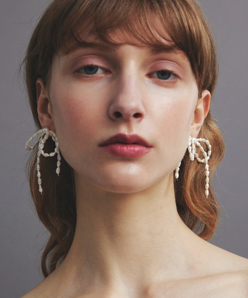 les bonbon パールピアス les bonbon ピアス 「les bon bon」pearl pierce ＆ catch