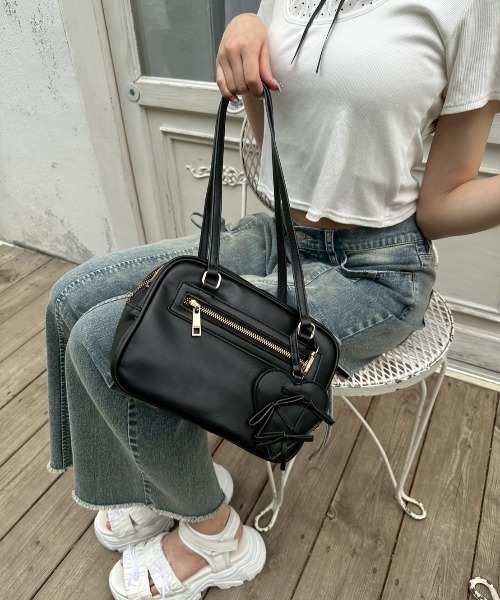 OLIVE des ショルダーバッグ バッグ リボンハートポーチ付き