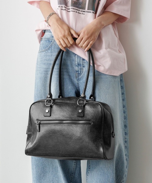 パイソン 2wayボストンバッグ PBLIM ボストンバッグ 「UNISEX/500mlペットボトルも入る」2WAY