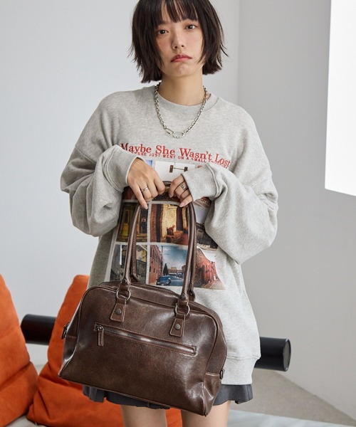 PBLIM ボストンバッグ 「UNISEX/500mlペットボトルも入る」2WAY 