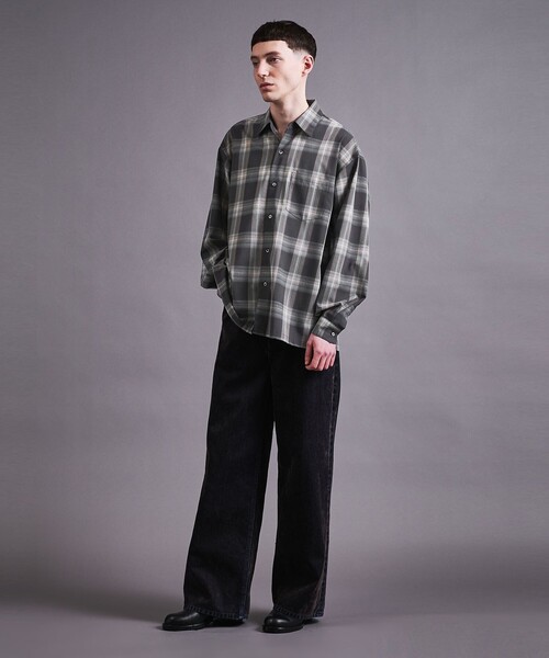 GENERATIONS UNITED JOURNEY チェックシャツ monkey time BEAUTY＆YOUTH UNITED ARROWS シャツ ガーメント