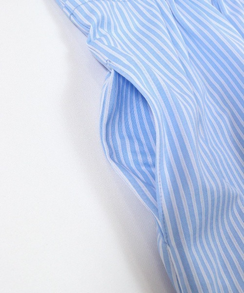 PICONE ストライプ柄 7部ワンピース 38size