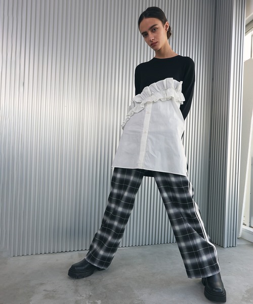 パンツ AU トランクスレイヤードスウェットタックパンツ｜ACLENT（アクレント）