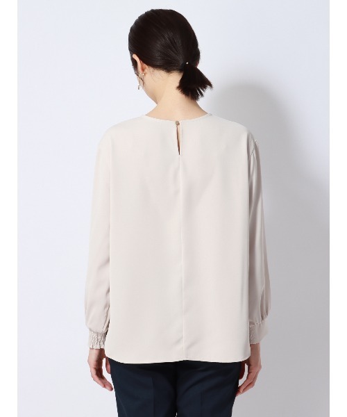 ブラウス シャツ PERFORMANCE BLOUSE ラウンドネックブラウス 8分袖