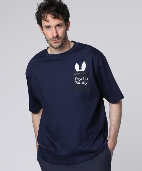 Psycho Bunny tシャツ NEWポケットバニー Tシャツ メンズ