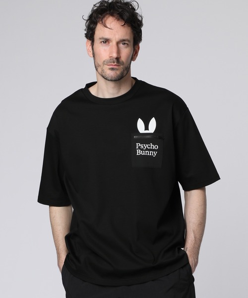 新品☆サイコバニー メンズTシャツ トリコカラーライン ポロシャツ｜Psycho Bunny｜サイコバニー