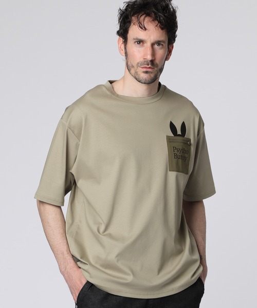 Psycho Bunny tシャツ NEWポケットバニー Tシャツ メンズ