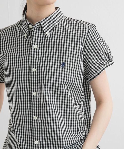 ブラウス シャツ Gymphlex / フレンチスリーブ シャツ レディース GYMPHLEX ブラウス シャツ GYMPHLEX FRENCH SLEEVE SHIRTS