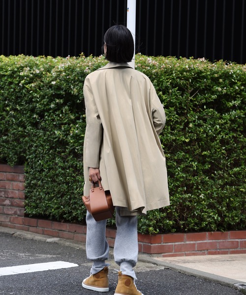 「ELFRANK」 チェスターコート FREE ブラック レディース_画像6