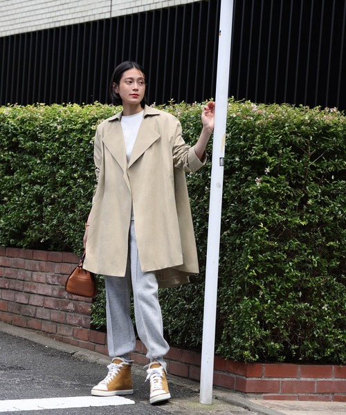 「ELFRANK」 チェスターコート FREE ブラック レディース_画像9