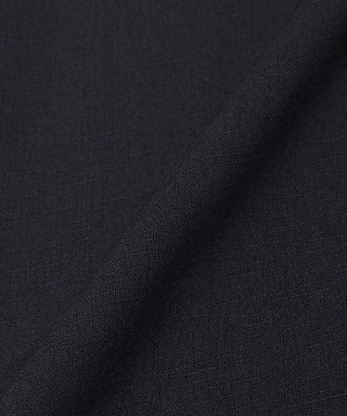 【超美品】スコットクラブ❤️ブラック ノーカラーロングジレ itto ベスト ジレ リネンライクノーカラーロングジレ レディース