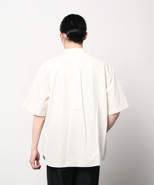 DANTON 半袖シャツ サイズ38 ホワイト Danton 「DANTON」 ワンポイント半袖シャツ 38 ホワイト
