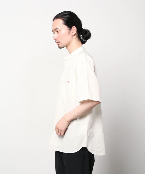DANTON ダントン 半袖シャツ コットン ホワイト 38 Danton 「DANTON」 半袖シャツ 38 ホワイト メンズ : ZOZOTOWN