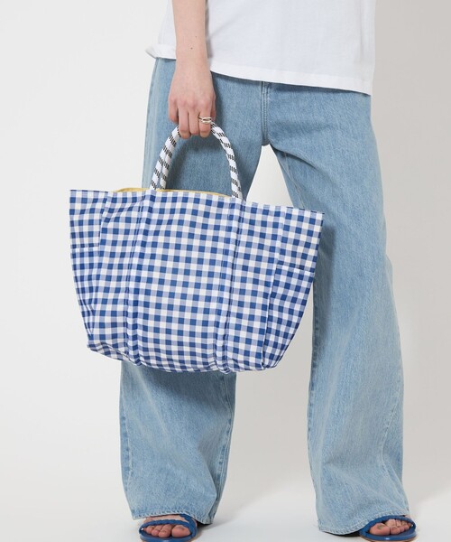 NOMADIS トートバッグ 「別注」「NOMADIS」SAC2 チェック トートバッグ 
