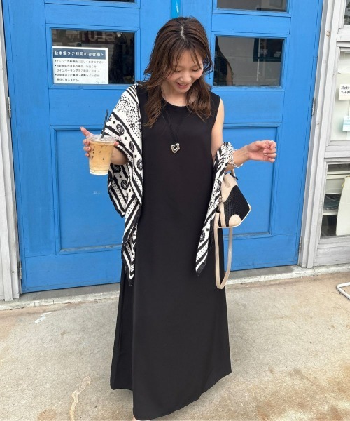 CHIC STYLE（シックスタイル） ワンピース 夏 ノースリーブAライン