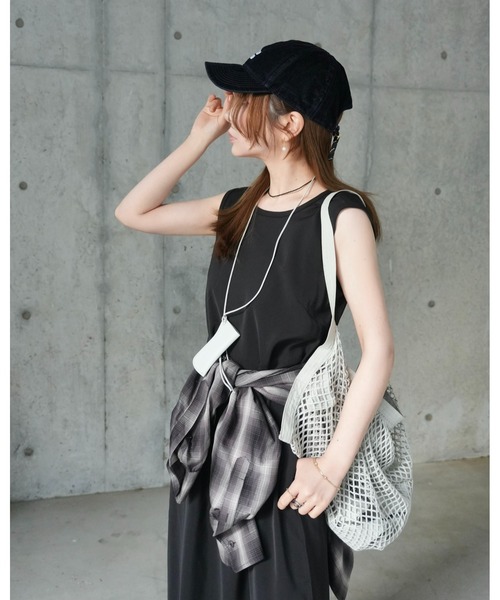 CHIC STYLE（シックスタイル） ワンピース ノースリーブAラインロング