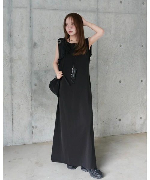 CHIC STYLE（シックスタイル） ワンピース ノースリーブAラインロング
