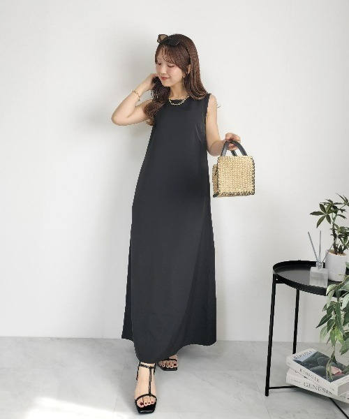 CHIC STYLE（シックスタイル） ワンピース ノースリーブAラインロング