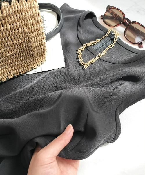 CHIC STYLE（シックスタイル） ワンピース ノースリーブAラインロング