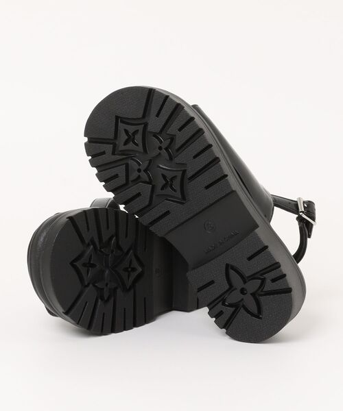 たろー　レディース　BLK M heal me サンダル ヒールミー レディース 厚底タンクソールサンダル