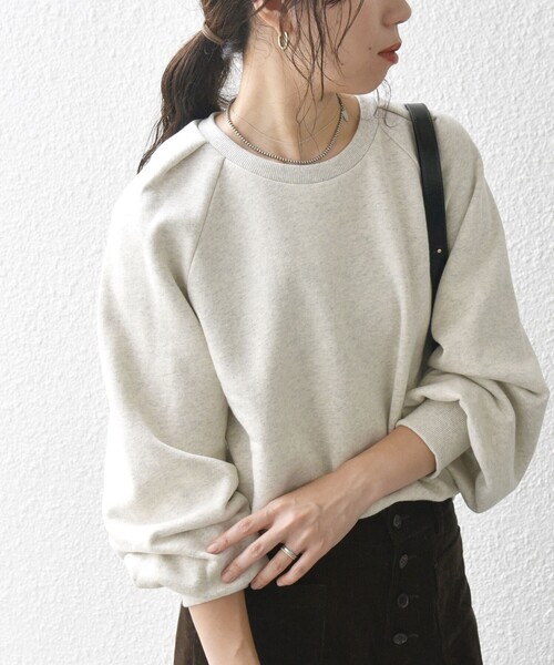 「SHIPS any」 スウェットカットソー ONE SIZE ナチュラル レディース_画像6