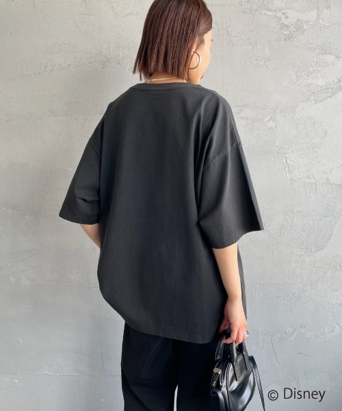 tシャツ 「JEANS FACTORY CLOTHES/ジーンズファクトリークローズ」 PLUTO / ダメージ キャラクターTシャツ レディース メ Jeans Factory Clothes [ジーンズファクトリークローズ] PLUTO
