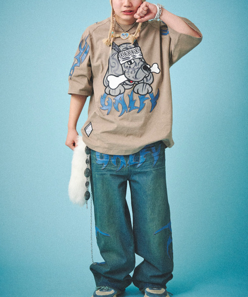 tシャツ 「GALFY/ガルフィー」部族長Tシャツ レディース メンズ GALFY ガルフィー メンズ レディース 半袖 Tシャツ LFG!!GALFY
