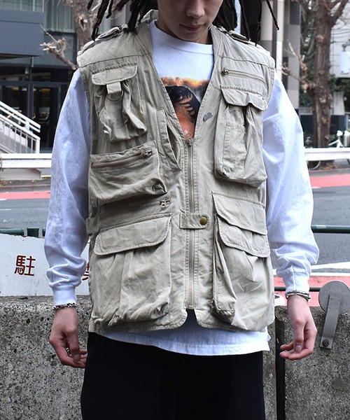 WOOLRICH ベスト 前ポケット付き WOOLRICH ベスト ジレ 「ヴィンテージ古着」90's Woolrich