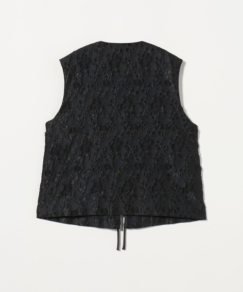 UNITED ARROWS ベスト ジレ フラワージャガード レディース