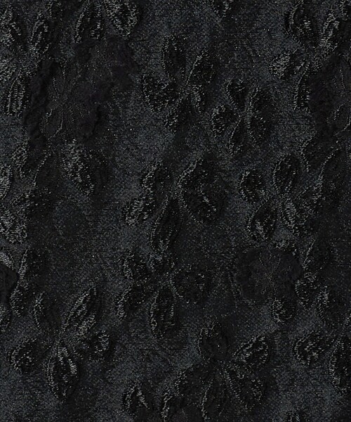 UNITED ARROWS フラワージャガード ベスト 黒 ジレ UNITED ARROWS ベスト ジレ フラワージャガード レディース