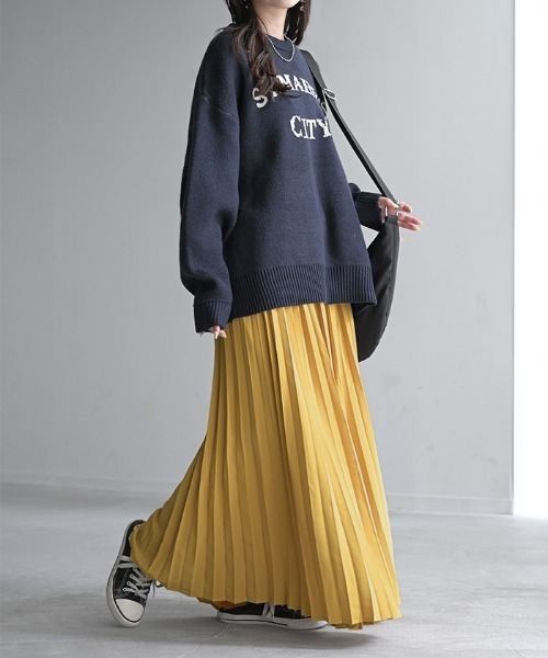 HUG.U（ハグユー） スカート 「選べる着丈」 細プリーツ or 太プリーツ