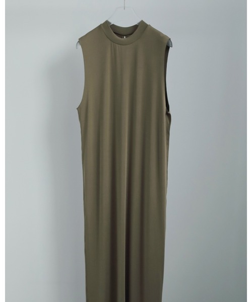 Sleeveless Jacquard Onepiece anuke アンヌーク anuke 【SALE】 アンヌーク 即日発送 Cutoff Rib Onepiece