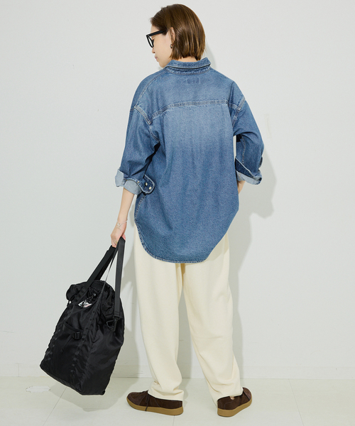 ブラウス シャツ 「WEB限定/追加」LE DENIM BDUシャツ レディース SLOBE IENA ブラウス シャツ 「WEB限定/追加」LE DENIM BDU