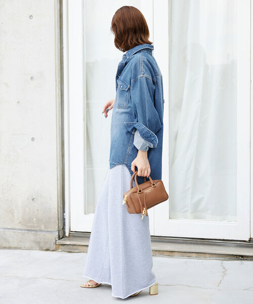 SLOBE IENA ブラウス シャツ 「WEB限定/追加」LE DENIM BDU