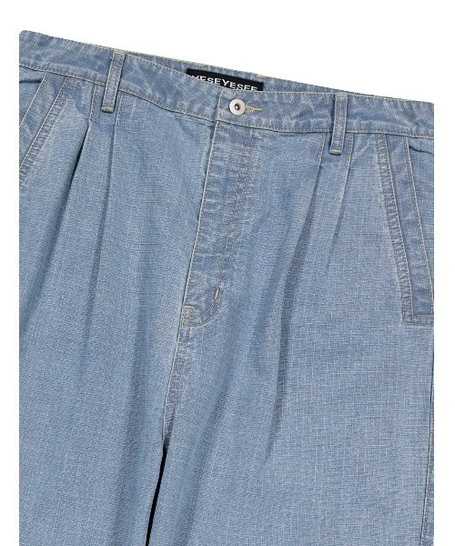 YESEYESEE（イエスアイシー） ワイドパンツ ジーンズ Two Tucked 
