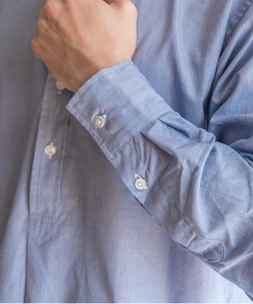 【メンズ】BRITISH MADE オフィサーシャツ プリマス ストライプ M BRITISH MADE シャツ オフィサーシャツ/プリマス(MEN) 全2色