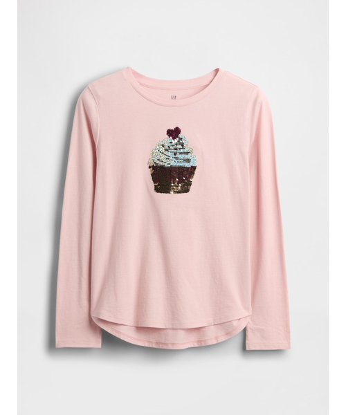 GAP（ギャップ） tシャツ フリッピースパンコール グラフィックTシャツ