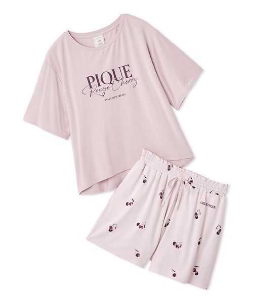 gelato pique パジャマ ルームウェア 「ONLINE限定」ルージュ