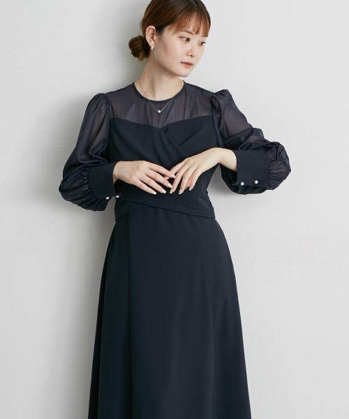 Jolie et Jolie（ジョリー エ ジョリー） ドレス カシュクールウエスト