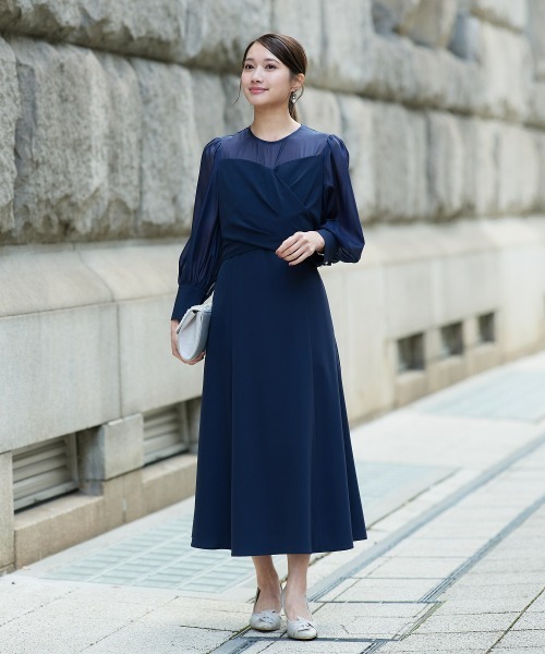 Jolie et Jolie（ジョリー エ ジョリー） ドレス カシュクールウエスト