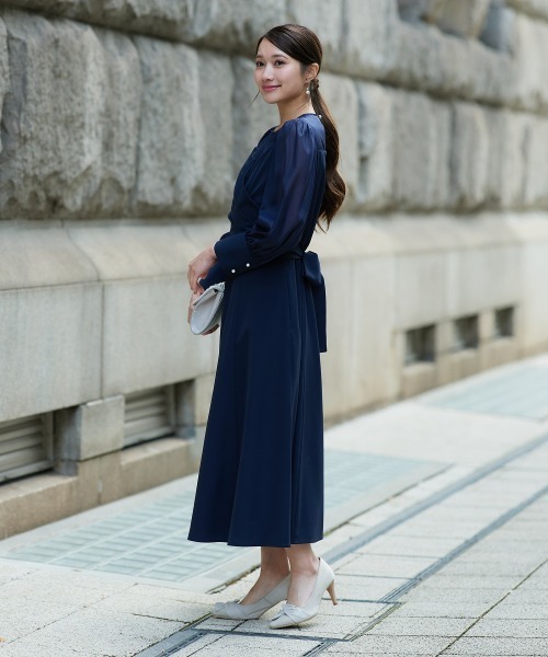 Jolie et Jolie(ジョリー エ ジョリー) ドレス カシュクールウエスト Jolie et Jolie(ジョリー エ ジョリー) ドレス カシュクールウエスト